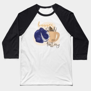 Bunny and Pottery Baseball T-Shirt